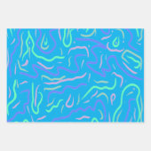 Funky Abstracte digitale kunst Inpakpapier Vel (Voorkant 3)