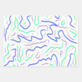 Funky Abstracte digitale kunst Inpakpapier Vel (Voorkant 2)
