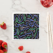 Funky Abstracte digitale kunst Servet (Insitu)