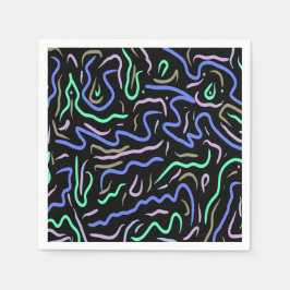 Funky Abstracte digitale kunst Servet