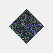 Funky Abstracte digitale kunst Servet (Hoek)