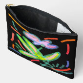 Funky Abstracte Floral Art Etui (Open)