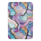 Funky Abstracte Geode Agaat Pattern Badkamer Badmat (Voorkant Verticaal)