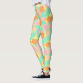 Funky Abstracte Geometric Hip 50s Pattern Leggings (Links)