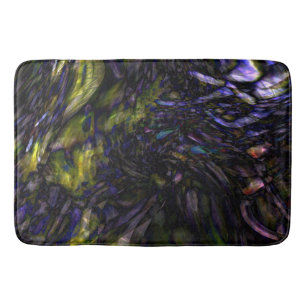 Funky Abstracte Glas Kunst Kleur Spatten Moderne G Badmat