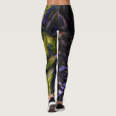 Funky Abstracte Glas Kunst Kleur Spatten Moderne G Leggings (Achterkant)