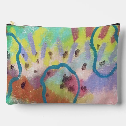 Funky Abstracte Kunst Accessoires Zak Etui (Voorkant)