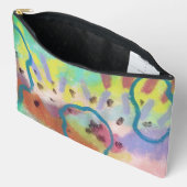 Funky Abstracte Kunst Accessoires Zak Etui (Open)