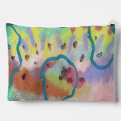Funky Abstracte Kunst Accessoires Zak Etui (Achterkant)