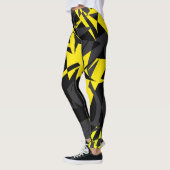 Funky Abstracte Kunst Geometrie Leggings (Links)