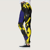 Funky Abstracte Kunst Geometrie Leggings (Links)