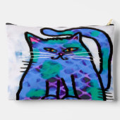 Funky Abstracte kunst kat Etui (Achterkant)