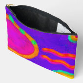 Funky Abstracte kunst make-up tas (Open)