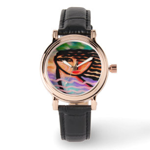 Funky Abstracte kunst om te Draag Horloge