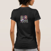 Funky Abstracte kunst om te Draag T-shirt (Achterkant)