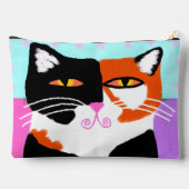 Funky Abstracte Kunst Schotse Kat Etui (Achterkant)