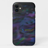 Funky abstracte rokerwaterkleur Case-Mate iPhone case (Achterkant)
