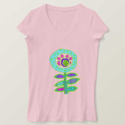 Funky Abstracte ventilatorkunst Draag T-shirt (Design voorkant)