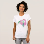 Funky Abstracte ventilatorkunst Draag T-shirt (Voorkant volledig)