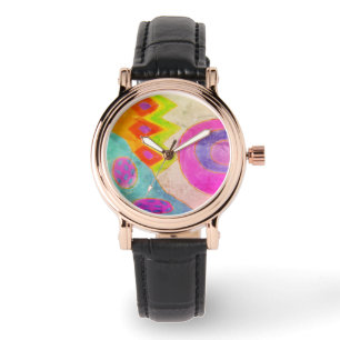 Funky Abstracte Wearable Art Horloge