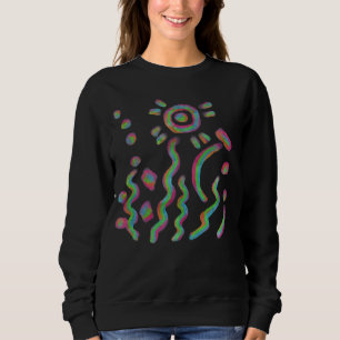 Funky Abstracte Wearable Art Trui