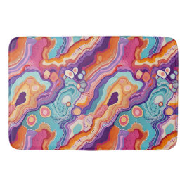 Funky Agaat Geode Abstract Patroon Badkamer Badmat