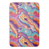 Funky Agaat Geode Abstract Patroon Badkamer Badmat (Voorkant Verticaal)