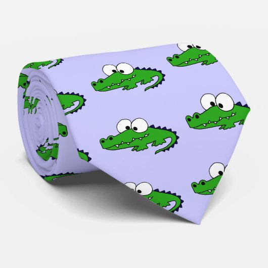 Funky Alligator Stropdas (Opgerold)