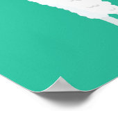 Funky alpaca drama llama poster (Hoek)