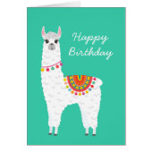 Funky Alpaca llama drama schattig dier (Voorkant)