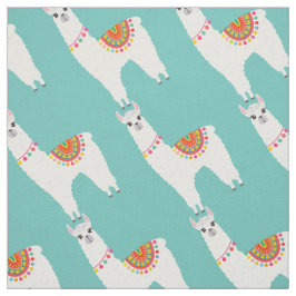 Funky Alpaca llama drama schattig dier Stof