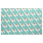 Funky Alpaca llama drama schattig dier Stof (Fat Quarter)