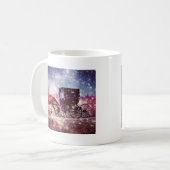 Funky Amish Ruimte Koffiemok (Voorkant links)
