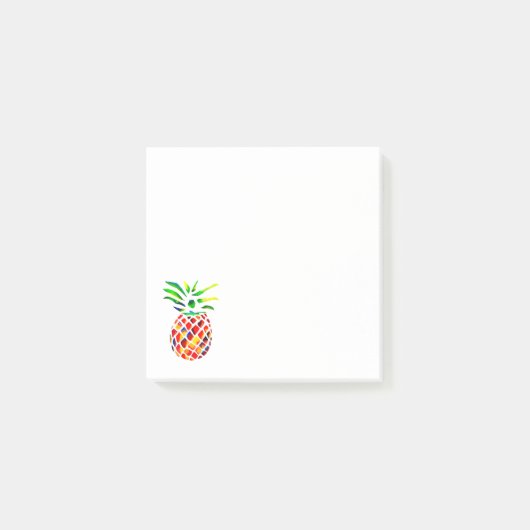 Funky ananas coole kunst post-it® notes (Voorkant)