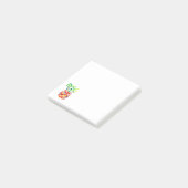 Funky ananas coole kunst post-it® notes (Schuin)