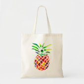 Funky ananas coole kunst tote bag (Voorkant)