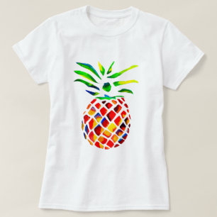 Funky ananas kunst t-shirt