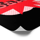 Funky and Edgy Sale Sign. met Vet en Levendig Poster (Hoek)