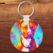 Funky Angel - Pitbull Sleutelhanger (Voorkant)