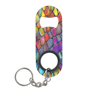 Funky Artistic Glass Mini Flessenopener