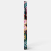 Funky Artsy Kleurrijke Paisley Floral Art Pattern Case-Mate iPhone Case (Achterkant/links)