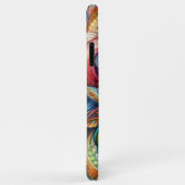 Funky Artsy Kleurrijke Paisley Floral Art Pattern Case-Mate iPhone Case (Achterkant/rechts)