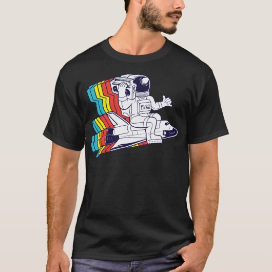 Funky Astronaut T-shirt (Voorkant)