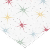 Funky Atomic Age Starburst Mid Mod Pattern Tafelkleed (Gekanteld)