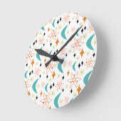 Funky Atomic Boomerang Diamond Mideeuwse Ronde Cl. Klok (Hoek)