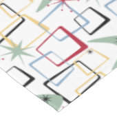 Funky Atomic Boomerangs Sterren Pleinen Midden Eeu Tafelkleed (Gekanteld)