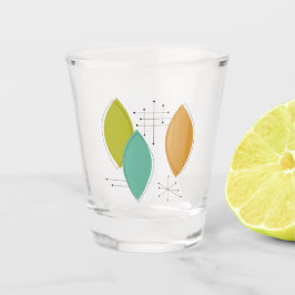 Funky Atomic Era Surfboard Vormen Mid Century Shot Glas