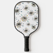 Funky Atomic Starburst midden midden eeuw modern p Pickleball Paddle (Voorkant)