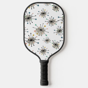 Funky Atomic Starburst midden midden eeuw modern p Pickleball Paddle