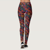 Funky Australian Dot Pattern Leggings (Achterkant)